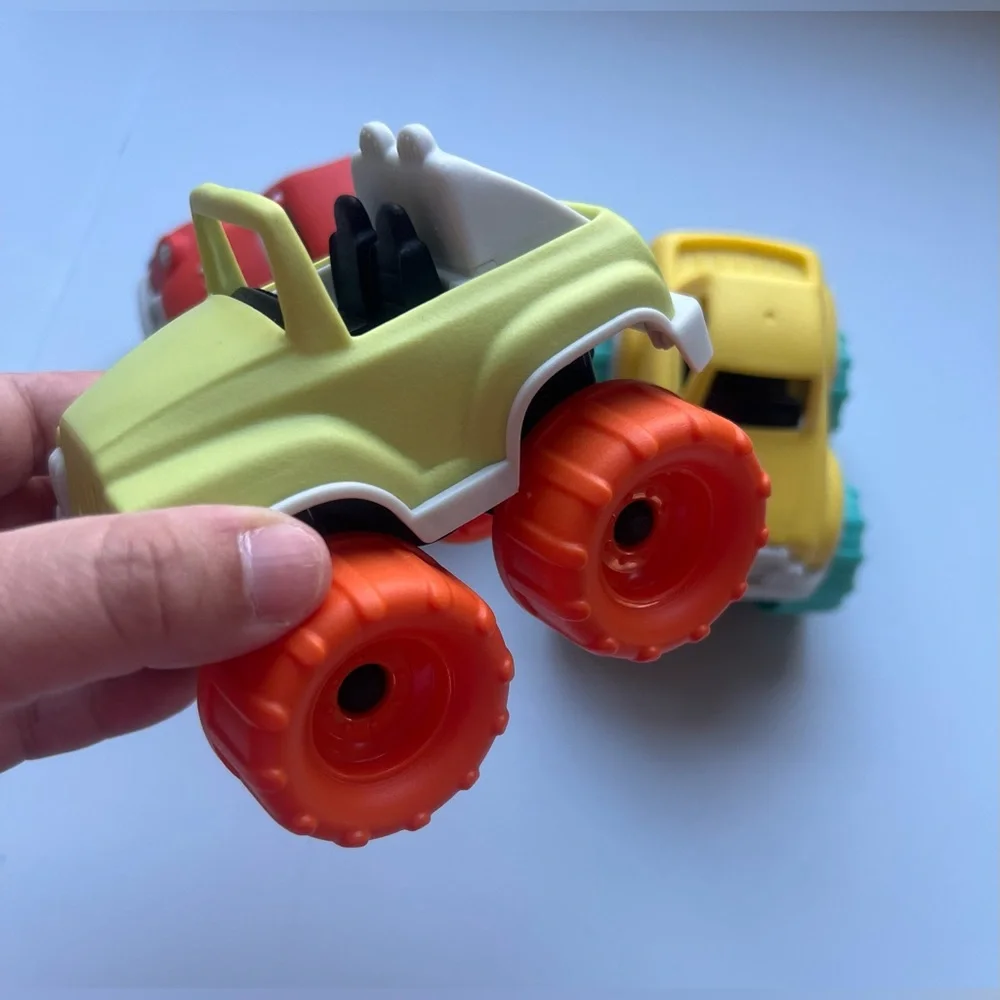 Truck Set- 3pk - Gigglescape™:Plastic Toy Vehicle Playsets, Non-Powered, Ages 2+